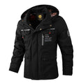 Men’s Waterproof Winter Jacket with Hood and Warm Lining